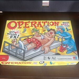 Classic Operation Family Fun Board Game. For 1 or More Players Ages 6+.